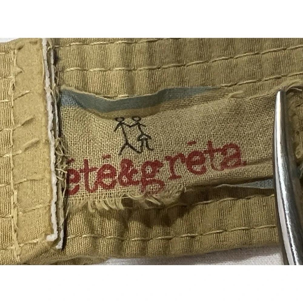 Johnny Was Pete & Greta Canvas Belt‎ Double Grommet Adjustable Buckle